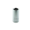 K-Tool International 1/4" Drive, 8mm Metric Socket, 6 Points KTI-26108